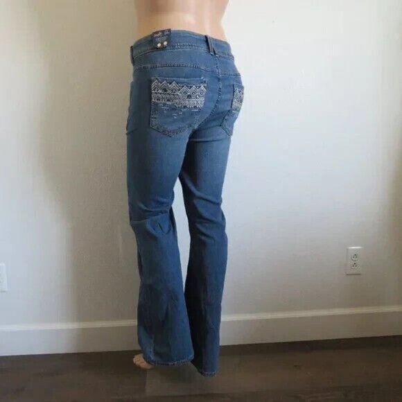 ANGELS Jeans Women Curvy Bootcut Contour Waistband Lift Sculp Plus Size 24W NWT - Picture 2 of 3